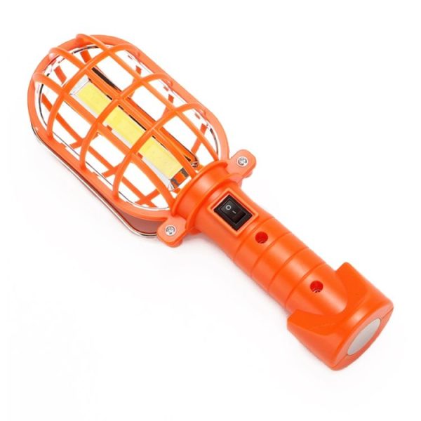 Car Work Maintenance Lamp Inspection Light Grid Outdoor Camping Lamp (Orange)