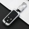 Car Luminous All-inclusive Zinc Alloy Key Protective Case Key Shell for Honda A Style Smart 3-button (Silver) - Image 2