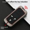Car Luminous All-inclusive Zinc Alloy Key Protective Case Key Shell for Honda D Style Folding 2-button (Colour) - Image 7