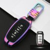 Car Luminous All-inclusive Zinc Alloy Key Protective Case Key Shell for Haval C Style Smart 4-button (Colour)
