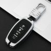 Car Luminous All-inclusive Zinc Alloy Key Protective Case Key Shell for Haval D Style Smart 4-button (Silver) - Image 2
