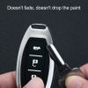 Car Luminous All-inclusive Zinc Alloy Key Protective Case Key Shell for Nissan D Style Smart 4-button (Gun Metal) - Image 5