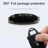 Car Luminous All-inclusive Zinc Alloy Key Protective Case Key Shell for Nissan K Style Smart 4-button (Gun Metal) - Image 3