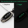 Car Luminous All-inclusive Zinc Alloy Key Protective Case Key Shell for Nissan K Style Smart 4-button (Gun Metal) - Image 4