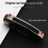 Car Luminous All-inclusive Zinc Alloy Key Protective Case Key Shell for Nissan K Style Smart 4-button (Gun Metal) - Image 9