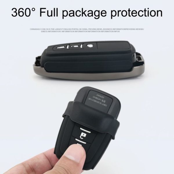 Car Luminous All-inclusive Zinc Alloy Key Protective Case Key Shell for Toyota B Style Folding 2-button (Colour) - Image 3