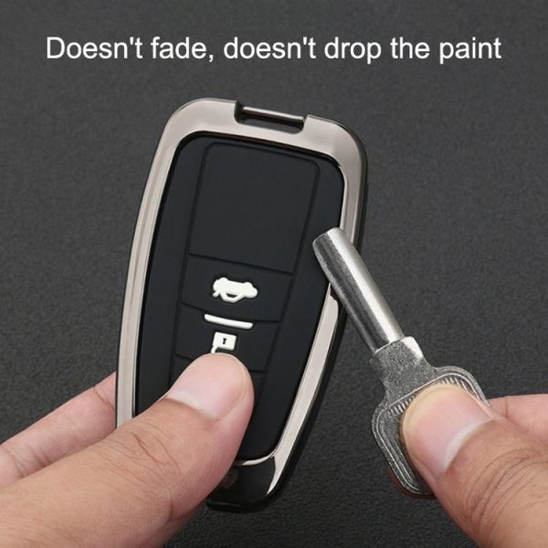 Car Luminous All-inclusive Zinc Alloy Key Protective Case Key Shell for Toyota B Style Folding 2-button (Colour) - Image 5