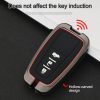 Car Luminous All-inclusive Zinc Alloy Key Protective Case Key Shell for Toyota B Style Folding 3-button (Silver) - Image 7