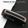 Car Luminous All-inclusive Zinc Alloy Key Protective Case Key Shell for Toyota B Style Folding 3-button (Silver) - Image 9