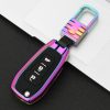 Car Luminous All-inclusive Zinc Alloy Key Protective Case Key Shell for Ford D Style Folding 3-button (Colour) - Image 2