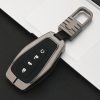 Car Luminous All-inclusive Zinc Alloy Key Protective Case Key Shell for Geely B Style Smart 4-button (Gun Metal) - Image 2