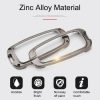 Car Luminous All-inclusive Zinc Alloy Key Protective Case Key Shell for Geely B Style Smart 4-button (Gun Metal) - Image 8