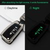 Car Luminous All-inclusive Zinc Alloy Key Protective Case Key Shell for Nissan F Style Folding 3-button (Colour) - Image 4