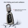 Car Luminous All-inclusive Zinc Alloy Key Protective Case Key Shell for Nissan F Style Folding 3-button (Colour) - Image 6