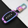 Car Luminous All-inclusive Zinc Alloy Key Protective Case Key Shell for Hyundai A Style Smart 3-button (Colour) - Image 2