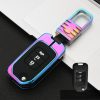 Car Luminous All-inclusive Zinc Alloy Key Protective Case Key Shell for Honda A Style Folding 3-button (Colour)