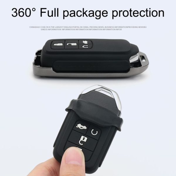 Car Luminous All-inclusive Zinc Alloy Key Protective Case Key Shell for Honda A Style Smart 3-button (Colour) - Image 3