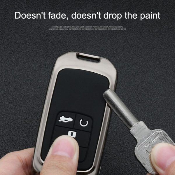 Car Luminous All-inclusive Zinc Alloy Key Protective Case Key Shell for Honda A Style Smart 3-button (Colour) - Image 5