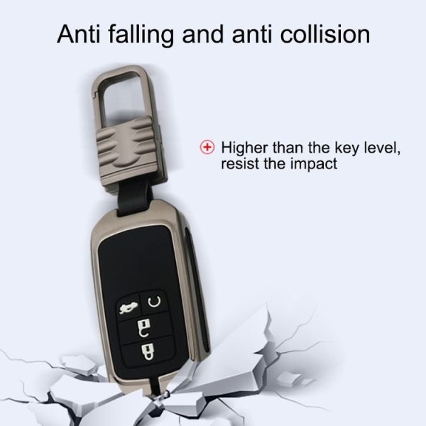 Car Luminous All-inclusive Zinc Alloy Key Protective Case Key Shell for Honda A Style Smart 3-button (Colour) - Image 6