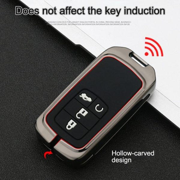 Car Luminous All-inclusive Zinc Alloy Key Protective Case Key Shell for Honda A Style Smart 3-button (Colour) - Image 7