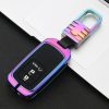 Car Luminous All-inclusive Zinc Alloy Key Protective Case Key Shell for Honda F Style Smart 3-button (Colour) - Image 2
