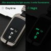 Car Luminous All-inclusive Zinc Alloy Key Protective Case Key Shell for Honda F Style Smart 3-button (Colour) - Image 4