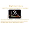 A203 Car HUD Head-up Display Speed / Water Temperature / Voltage Display - Image 4