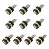 10 PCS T10 / W5W DC12V / 2.5W / 6000K / 125LM Car Clearance Lights Reading Lamp with 24LEDs SMD-3014 Lamp Beads and Decoding