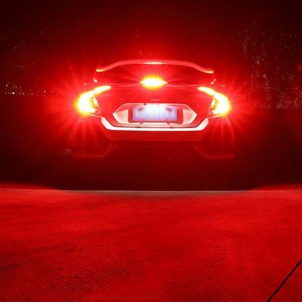 2 PCS 7443 DC12V / 2.2W Car Constantly Bright Brake Lights with 42LEDs SMD-2835 Lamps (Red Light) - Image 7