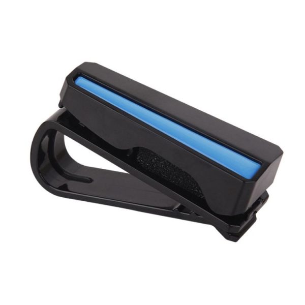 2 PCS DM-108 Car Multi-functional Glasses Clip Sun Visor Storage Clip (Blue) - Image 2