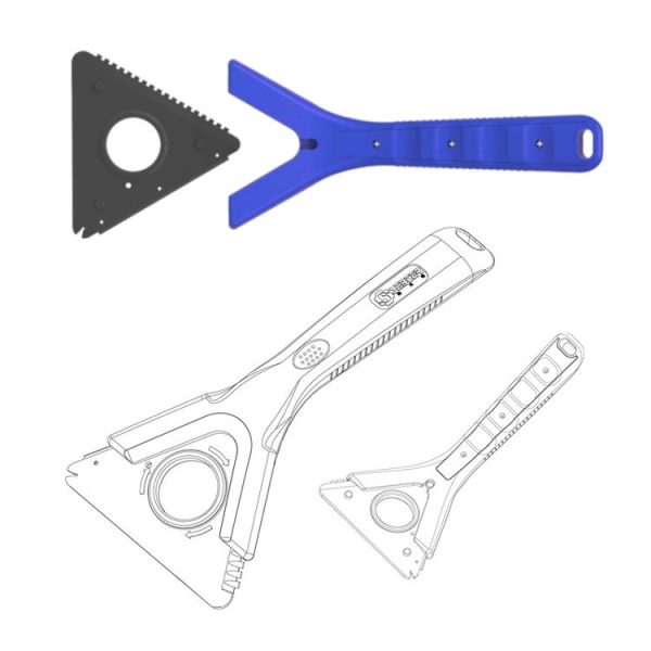 SBT-4101 Car Multifunctional Snow Scraper Snow Shovel - Image 3