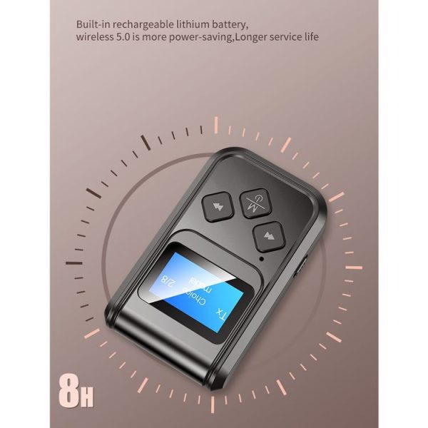 T-15 Bluetooth 5.0 5 In 1 Bluetooth Adapter Receiver Transmitter - Image 7