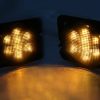 2 PCS 8W DC 12V Car SUV Refit LED Wheel Eyebrow Turn Signal for Jeep Wrangler JK 07-17, Specification: Butt Assembly with Aperture - Image 7