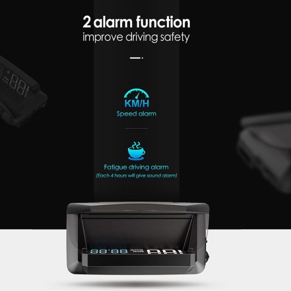 H400G Car 3.5 inch GPS Mode HUD Head-up Display Support Speed / Time / Distance Display - Image 11