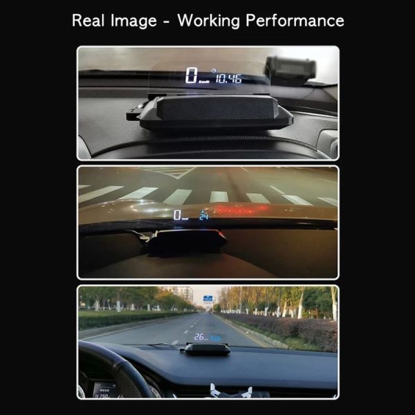 H400G Car 3.5 inch GPS Mode HUD Head-up Display Support Speed / Time / Distance Display - Image 15