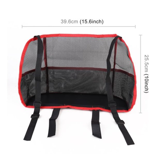 Universal Car 3 Pockets Sundries Hanging Storage Bag (Red) - Image 3