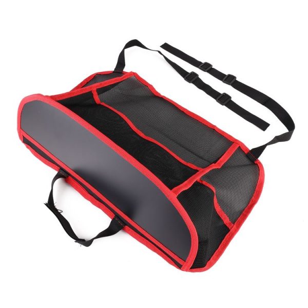 Universal Car 3 Pockets Sundries Hanging Storage Bag (Red) - Image 4