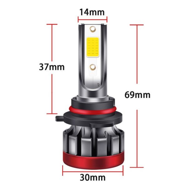 2 PCS EV19 9006 / HB4 DC9-30V 30W 3000LM 3000K IP68 Car Fog Lights (Gold Light) - Image 3