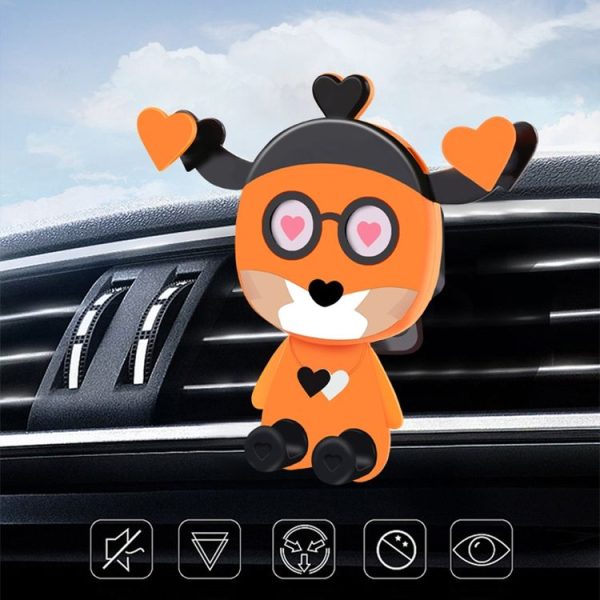 Small Fortuna Shape Car Air Outlet Mobile Phone Holder - Image 11