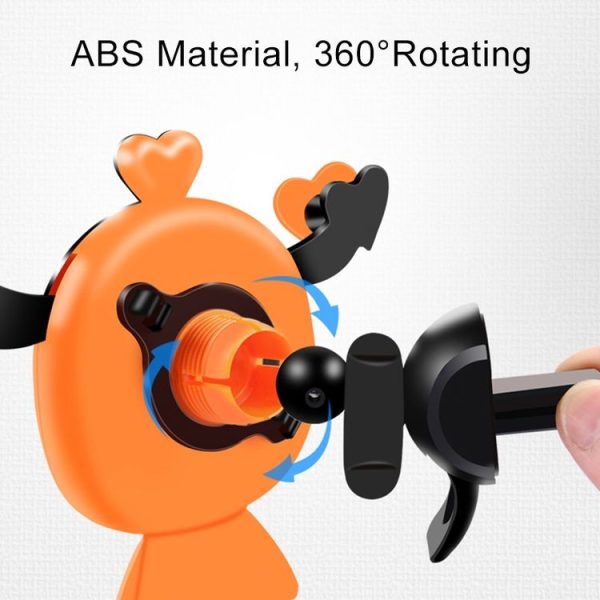 Small Fortuna Shape Car Air Outlet Mobile Phone Holder - Image 4