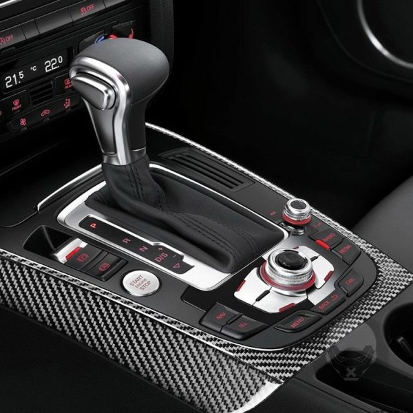 3 in 1 Car Carbon Fiber Gears Panel Decorative Sticker for Audi A5 Hard Top 2008-, Left and Right Drive Universal - Image 7