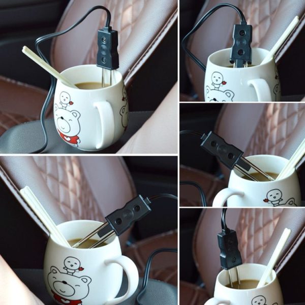12V Cigarette Lighter Car Electric Heating Water Stick Water Heater - Image 6