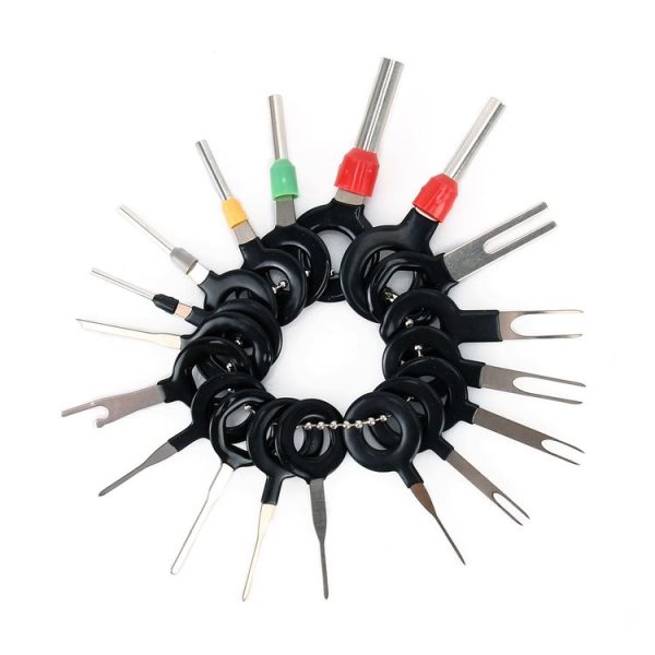 29 in 1 Car Plug Circuit Board Wire Harness Terminal Extraction Pick Connector Crimp Pin Back Needle Remove Tool - Image 2