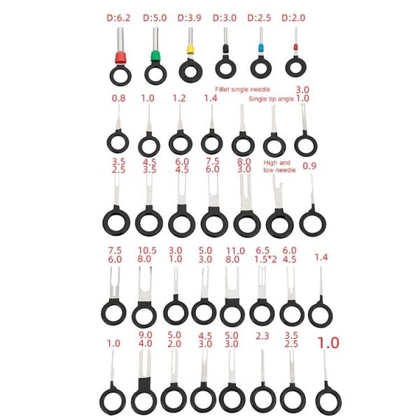 36 in 1 Car Plug Circuit Board Wire Harness Terminal Extraction Pick Connector Crimp Pin Back Needle Remove Tool - Image 2