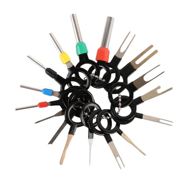 38 in 1 Car Plug Circuit Board Wire Harness Terminal Extraction Pick Connector Crimp Pin Back Needle Remove Tool - Image 3