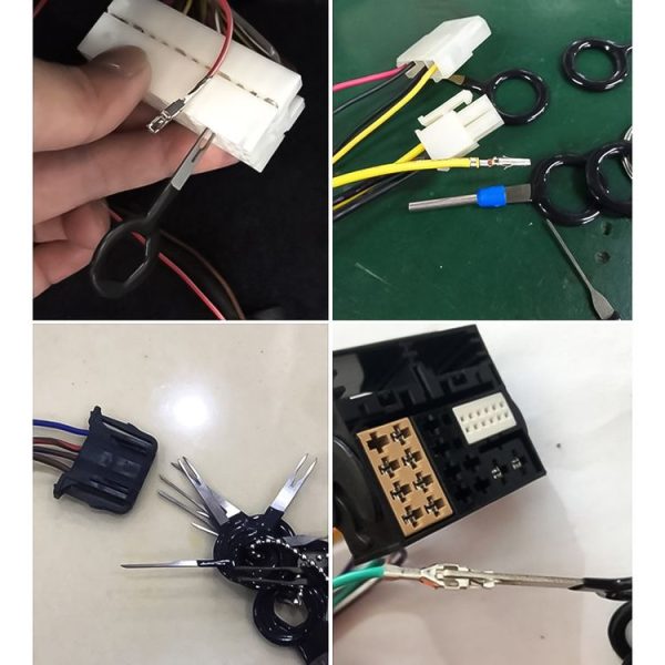 38 in 1 Car Plug Circuit Board Wire Harness Terminal Extraction Pick Connector Crimp Pin Back Needle Remove Tool - Image 9