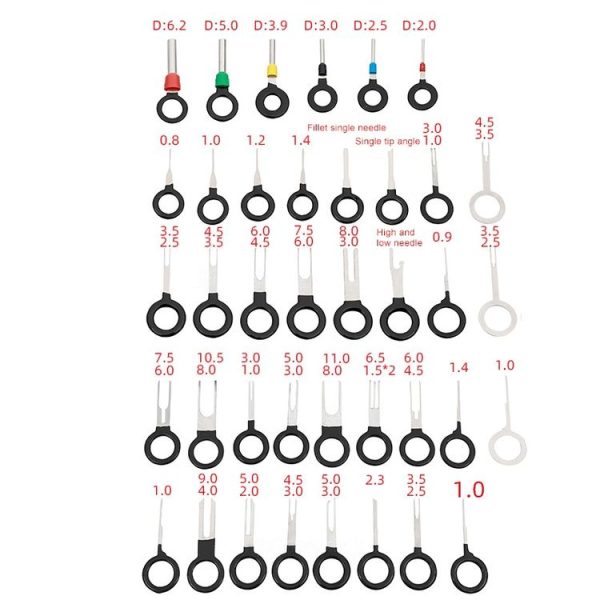 39 in 1 Car Plug Circuit Board Wire Harness Terminal Extraction Pick Connector Crimp Pin Back Needle Remove Tool - Image 2