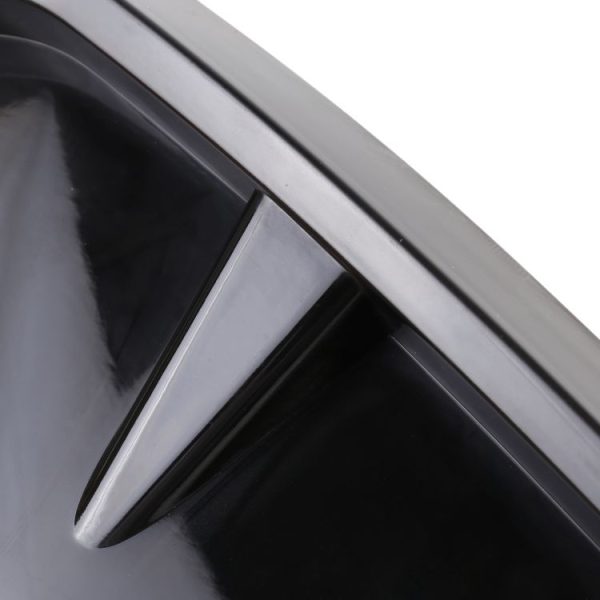 2 PCS Car Soft Silicone Decorative Sticker Outside Sticker, Bright Black - Image 6