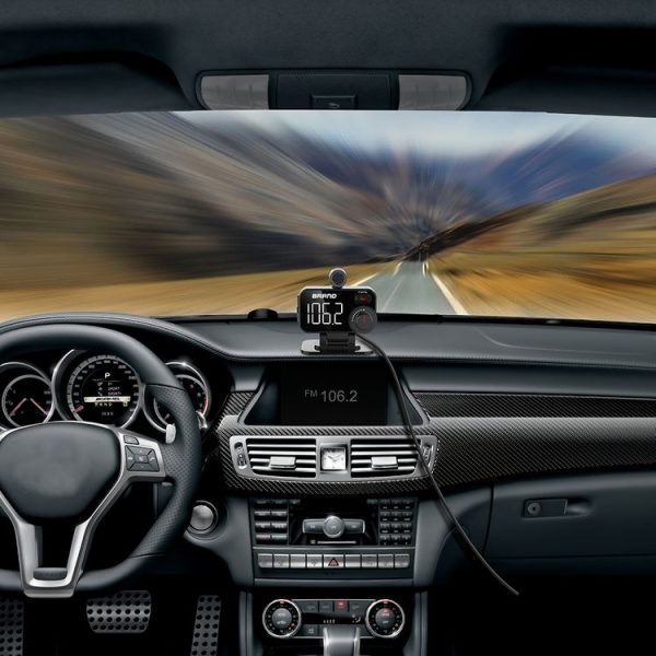 BT92 Car Bluetooth FM Transmitter Support Bluetooth Hands-free Call / QC3.0 Fast Charge / Micro SD Card - Image 9