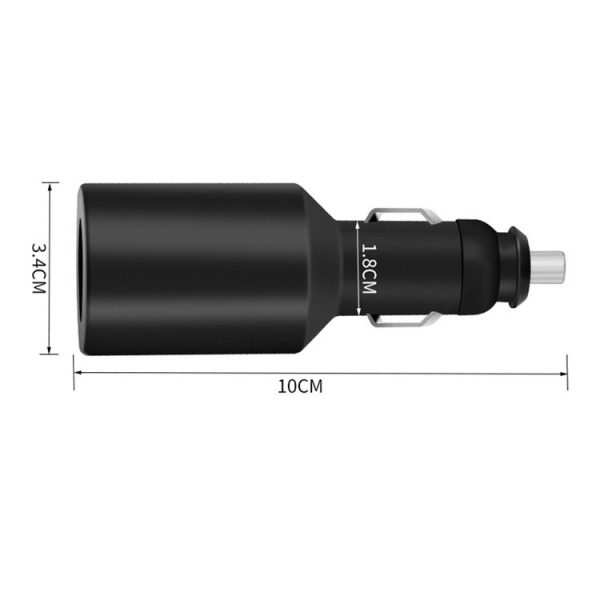 Car Free Installation Cigarette Lighter Socket Converter + 24V Cigarette Butt - Image 3